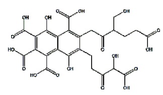某种富里酸分子结构图